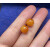 SNQPA 缅甸老坑翡翠黄翡翠手链 黄翡圆珠散珠单颗珠子玉石DIY手串 橙黄 6x6x6mm
