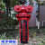 金维标识消防消火栓喷淋水泵接合器喷字喷漆模板PE镂空弯曲定制 低区喷淋接合器 7x7cm