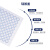 荧光封板膜PCR深孔板酶标板96孔板塑料elisa硅胶荧光封板膜pcr定 (透明胶粘)封板膜带编码 10
