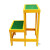 玻璃钢 绝缘凳 电工凳 高低凳 三层高压 电力梯 凳子 可移动式 单双层平台 两层 高80cm*60*50