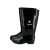 Raxwell  黑色PVC中筒防化靴RW3209 防水耐油耐酸碱耐腐蚀 36-45码请备注
