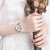 聚利时（julius）手表女韩风时尚钻饰金属腕带手链石英学生女表女士手表 银色