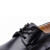 美步 正装职业皮鞋男士商务鞋黑色百搭系带经典时尚配发制式鞋子GA-10男单 黑色 43#