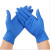 一次性手套蓝色橡胶乳胶餐饮厨房美容院纹绣皮专用耐用 一次性 PTE 透明 300只 M