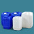 HKNA堆码桶油桶化工桶溶液废液桶20/25L升kg公斤方形桶带盖密封塑料桶 25升深蓝色 B款-加厚