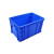 ABDT中吉万兴白色厚周转箱塑料盒子长方形工具箱零件盒收纳盒螺丝物 3蓝盖子要白备注520355285厚耐用