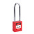诺贝利奥 76mm钢梁通开LDP23-A 安全锁工业安全挂锁工程塑料绝缘电力设备锁具