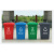 百金顿 户外环卫加厚塑料垃圾桶分类垃圾箱特厚挂车塑料垃圾桶 30L不带轮 绿色