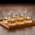 CLITON 玻璃威士忌酒杯 加厚雕花欧式烈酒杯洋酒杯家用水杯玻璃杯套装 6只装CL-JB07