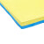 金诗洛 泡沫防滑地垫 T型纹黄蓝-厚2.5cm 1*1米  跆拳道地垫 地板垫舞蹈体操垫 KT-080