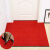 大工象 双条纹PVC复合防滑地垫 吸水走廊通道条绒地毯垫 大红色-宽1米 1米价