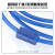 央光 usb打印线 USB2.0方口数据延长线 蓝色透明10米 YG-UDY261X