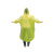 百舸 一次性雨衣成人防汛透明连体徒步男女便携户外雨披简易防护雨衣服颜色随机发 10件