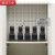 建功立业 置物柜 重型工具柜双开门多功能钢制柜 三抽三挂板双层板可调节 211923灰色