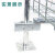 汇创佳 网格桥架 ZGJ01 网状线槽下走线安装 地板支架固定件 1个
