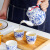 默然诺尔国风青花瓷茶壶陶瓷家用大容量单壶大号泡茶杯单壶套装茶具 国风青花瓷茶壶小号