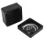 黑色防水接线盒abs塑料仪表外壳室外监控穿线密封PCB电池防水盒 RYD-F3-2带耳115*90*55mm