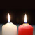 铸固 应急照明蜡烛 加粗家庭用停电照明无烟无味蜡烛长效燃烧 白色四个加烛台
