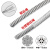 304不锈钢钢丝绳1 1.5 2 3 4 5 6mm超细软钢丝线晾衣绳子 3mm钢丝绳50米送30个铝套