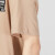 耐克（NIKE） 短袖T恤男女夏季情侣款纯棉勾勾休闲叠搭轻便圆领半袖DZ2882 DZ2846-200奶茶色  S
