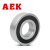 美国AEK/艾翌克 S61820-2RS1 不锈钢深沟球轴承 440材质 胶盖密封 【100*125*13】