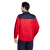 稳斯坦 WST537 长袖工作服 工人劳保服工服汽修服 藏青+红 套装S
