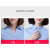 桑影（SANRDYON） 短袖衬衫女夏季职业修身女士衬衣面试销售正装前台银行工作服 蓝色V领 XL（建议111-120斤）