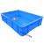 周转箱储物箱物流箱塑料框收纳箱塑胶箱收纳箱加厚 12号箱47.5*35*31.5蓝