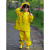 幼儿园男女儿童套装雨衣背带雨裤连体安吉游戏服两用款防水全身 901黄色(背带裤+上衣) M