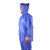 沸耐笙 FNS-24037 劳保工地PVC分体海胶雨衣套装 蓝色分体1.5斤 1套