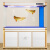 欧宝超白金龙鱼缸水族箱玻璃缸家用客厅生态鱼缸大型可以定制尺寸 40宽 1.2米长