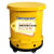 JESERY杰苏瑞 化学品处理 14加仑油污污迹废液收集桶脚踏式防火垃圾桶JSY-14Y