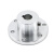 法兰联轴器内径可选带键槽优质6061高强度铝合金全向轮麦轮凸缘 内径6mm不带键槽