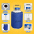 幕山络 液氮存储罐50升80mm口径小型便携式冷冻低温桶生物容器桶 YDS-50B-80