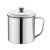 304不锈钢口杯带盖茶缸子带手柄茶杯幼儿园儿童小水杯刻字大容量 10cm加厚(有盖)