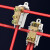 T型线夹大功率免断线分线器 导线分流器快速接头16平三通接线端子 ZKT1黄铜