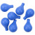 兰诗（LAUTEE）SY4045 胶头滴管 玻璃刻度滴管 移液管 吸球滴管 化学实验室器材吸管 配件 蓝吸球（10个装）