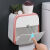 定制适用于卫生间纸巾盒厕所卫生纸置物架壁挂式抽纸盒免打孔创意 双层粉色