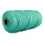Homeglen捆绑绳尼龙绳晾衣绳晒被货车拉绳塑料绳粽子手工编织耐磨（1.5mm*500m 绿色）