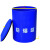 德威狮  防爆桶 排爆罐安检排爆器材 地铁站火车站安检 单层蓝色小型防爆罐（200g TNT防爆当量） 