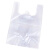蓓尔蓝WAB0353白色透明食品塑料袋一次性手提背心包装袋48*70（100个）