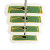 海斯迪克 HKXJ-12 清洁工具 平板拖把尘推排拖 商超工厂棉线拖布平拖宽长地拖 草绿布60cm替换布