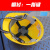 加厚玻璃钢施工abs透气工程监理安全头盔印字芙蓉花 黄色(帽衬：旋钮)