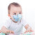 一次性儿童口罩标准 1岁2岁3岁婴儿3D防护6个月幼儿 宝宝防尘防雾霾 0-3岁男宝宝口罩蓝色10只装