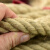 定制粗细麻绳手工编织diy细绳子黄麻粗麻绳复古装饰品捆绑绳 0.5毫米200米 原色