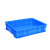 豫恒玖加厚塑料周转箱零件盒长方形运输收纳盒物流中转箱配件整理箱蓝色347*248*94mm