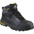 代尔塔(DELTAPLUS)301336耐酸碱耐高温耐寒安全鞋黑皮面黄装饰条37码1双装DKH