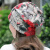 头巾帽子夏天女 春光头化疗薄纱巾睡帽透气瑜伽室内帽月子包头帽 水墨红-透气纱帽 弹性好(54-60cm)-发1个帽子+加1