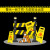 惠利得 正在施工注意安全警示牌告示牌提醒小心地滑维修清洁车位 A字牌空白(10个)