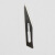 赫思迪格 生物解剖器 不锈钢昆虫解剖针 标本制作镊子套装 解剖刀（解剖刀+刀片）5只装 HHW-114